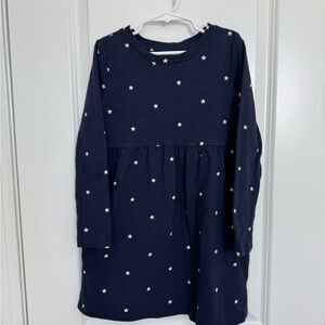 GAP Kids Navy Blue Star Print Dress